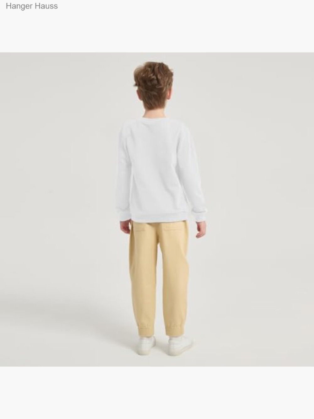Boys Stretch Chino Pants with Pockets School Uniform Jogger - Picture 6 of 7